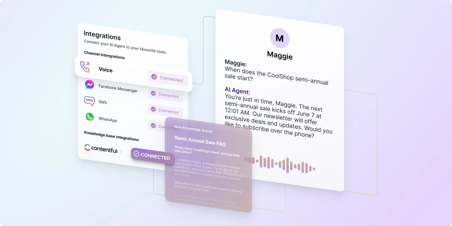 Voice AI Agent screenshot