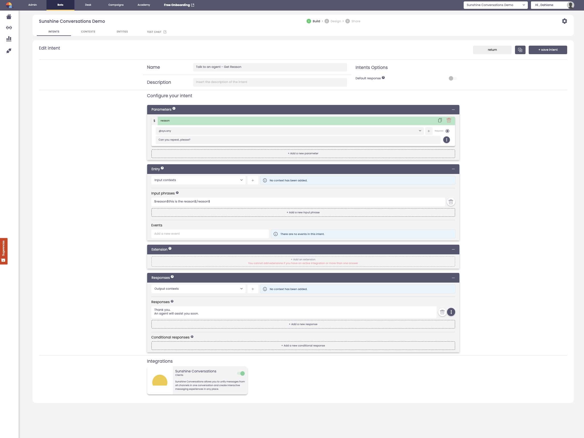 Zendesk Sunshine screenshot