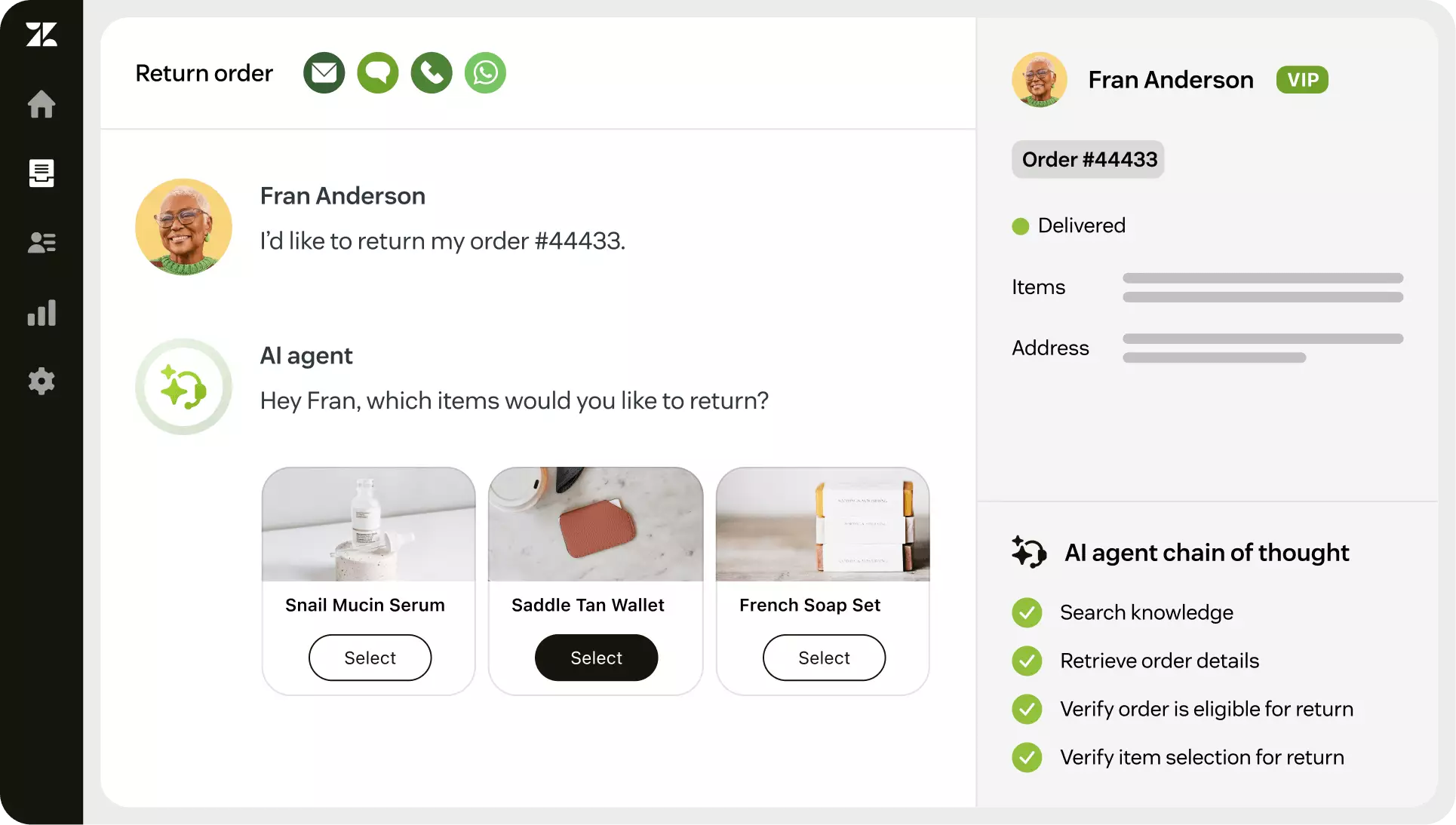 Zendesk Support screenshot