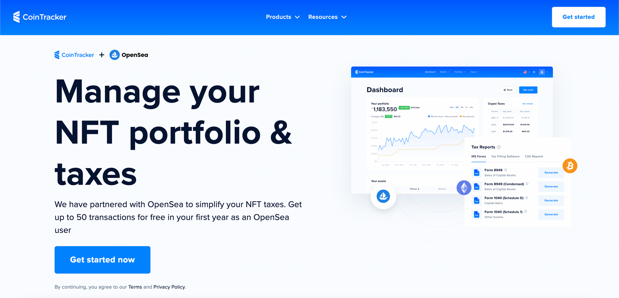 CoinTracker screenshot
