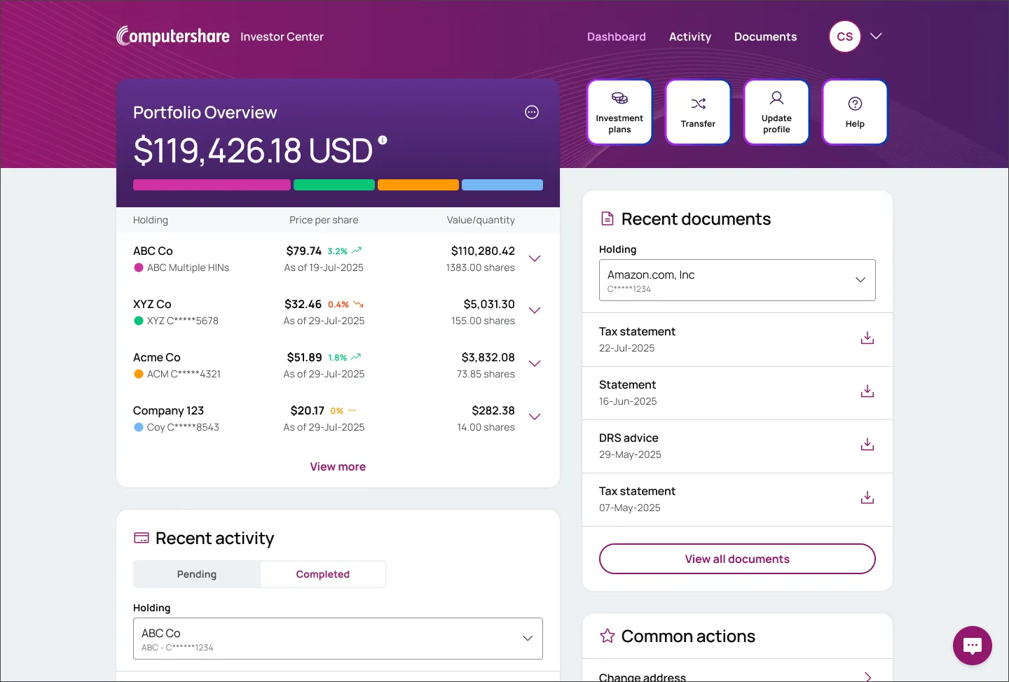 Corporate Trust screenshot