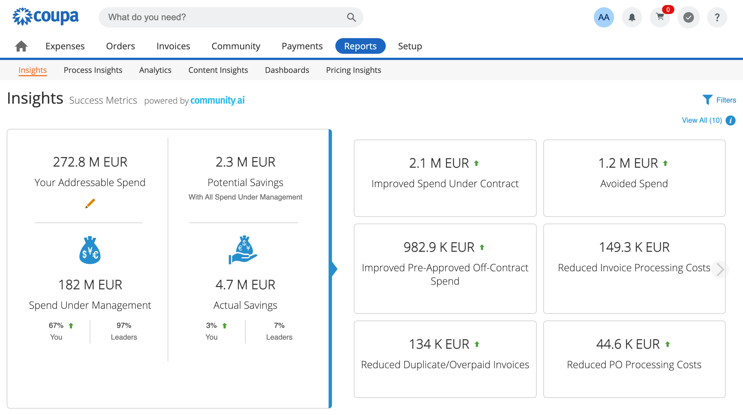 Coupa Pay screenshot
