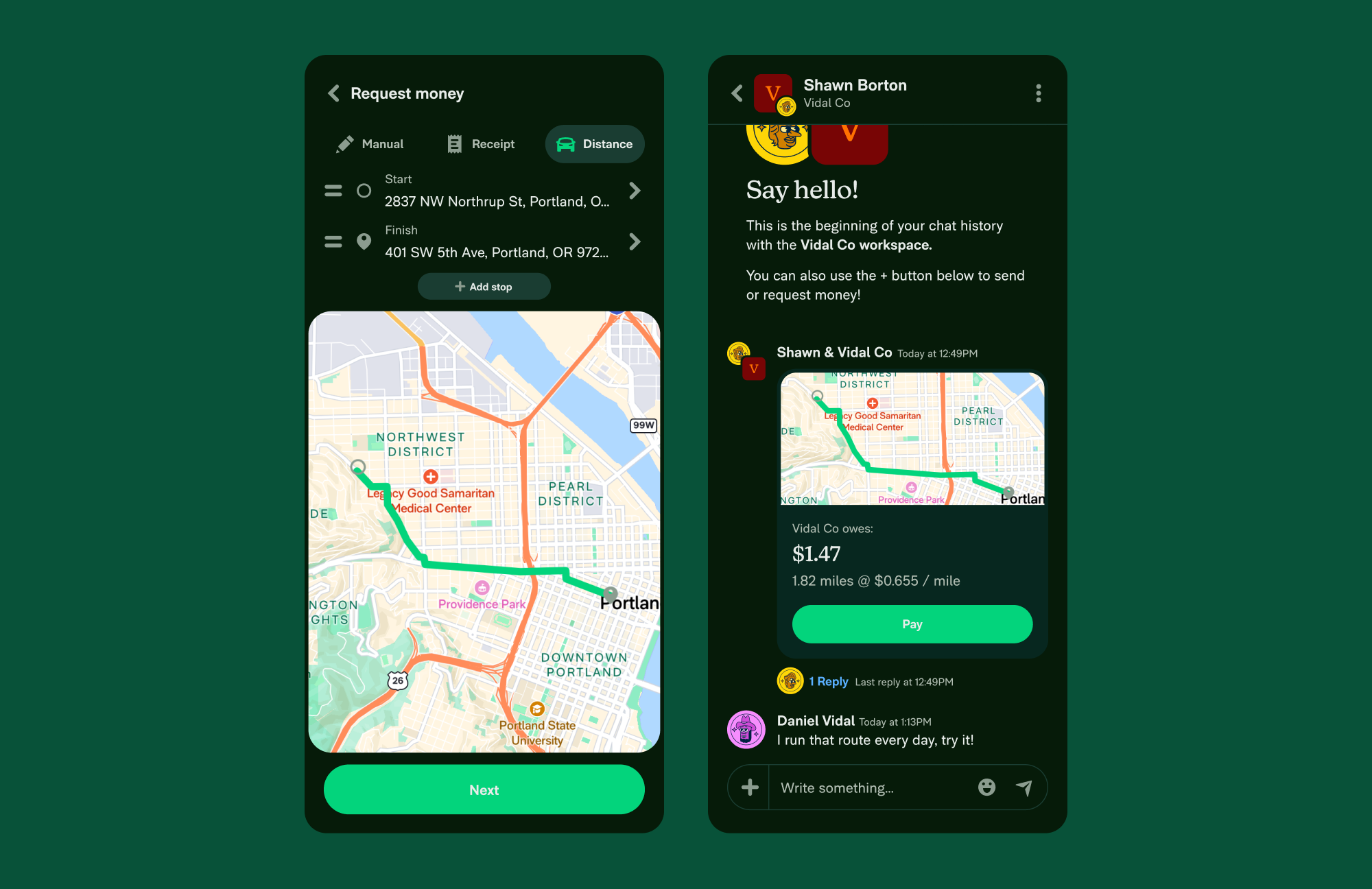 Expensify Travel screenshot