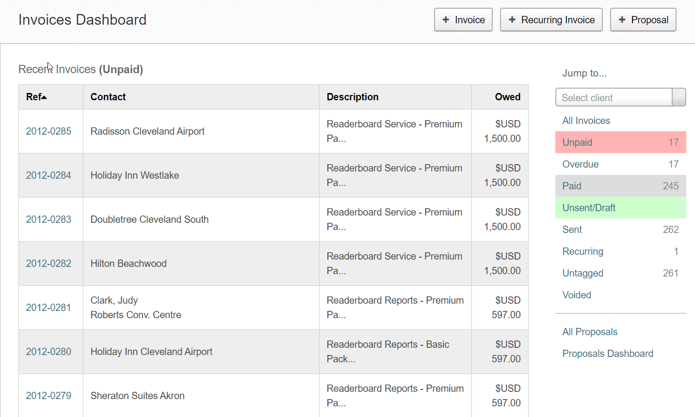 Less Accounting screenshot