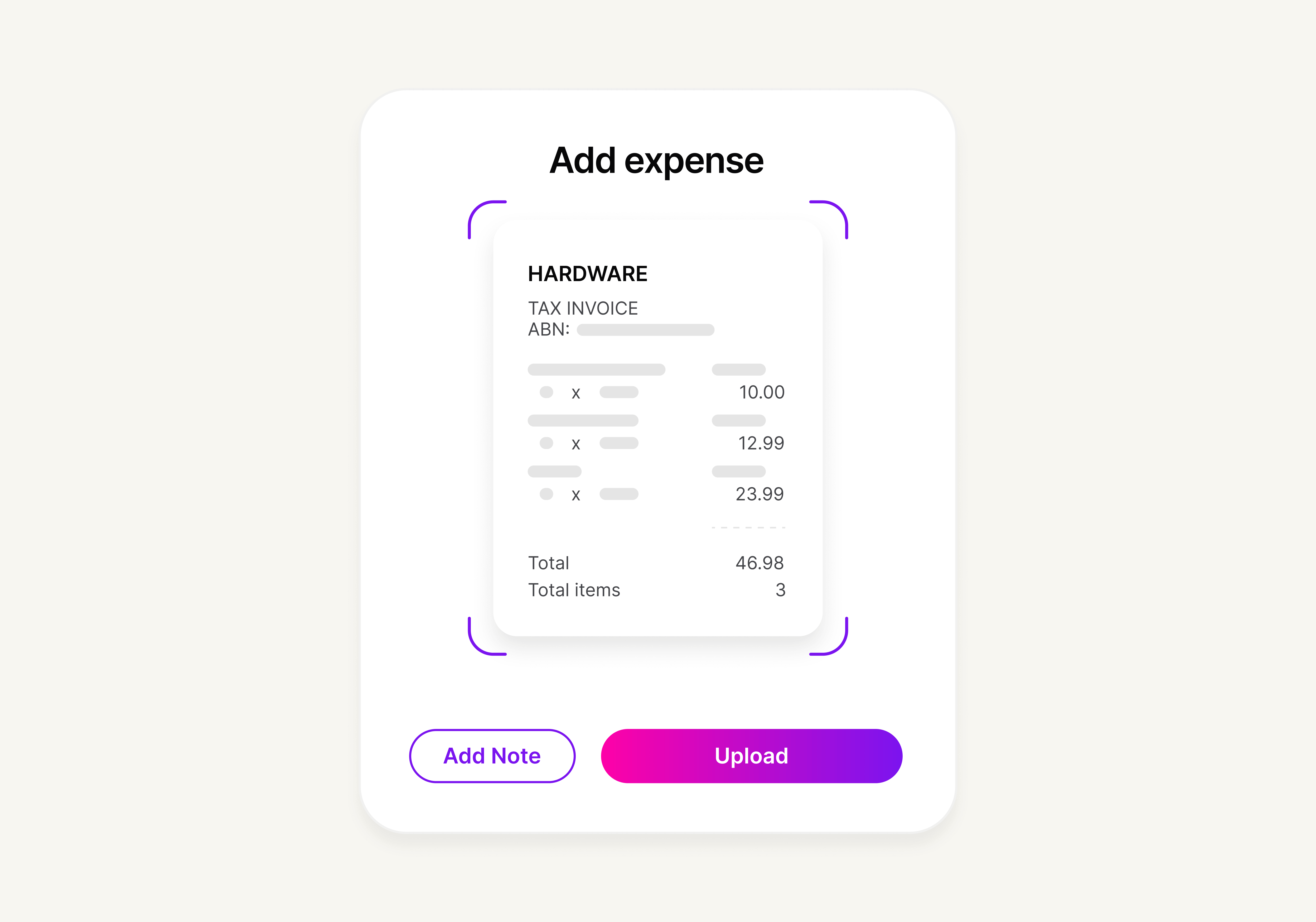 MYOB Lite screenshot