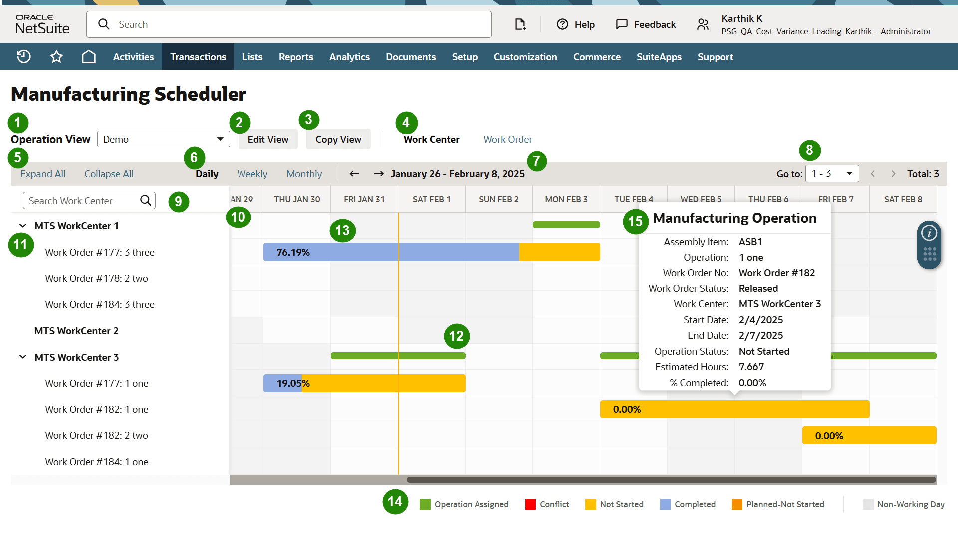 NetSuite screenshot