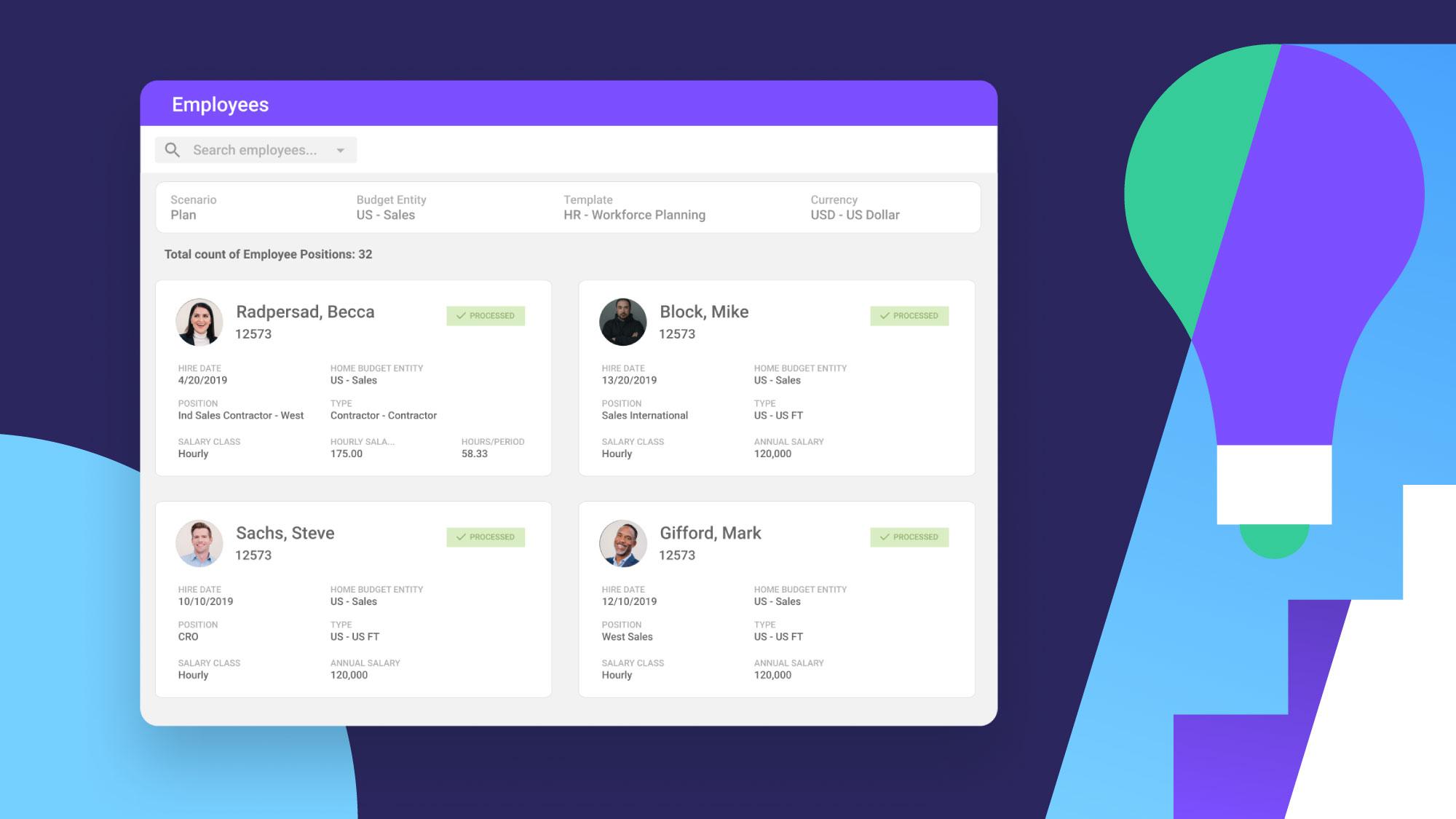 Planful for Workforce screenshot