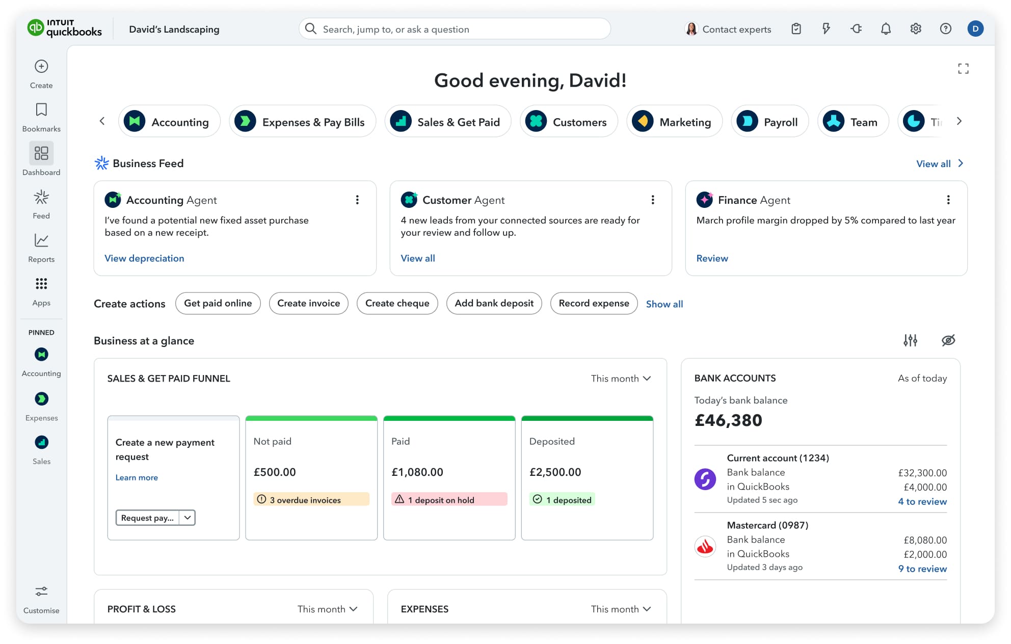 QuickBooks screenshot