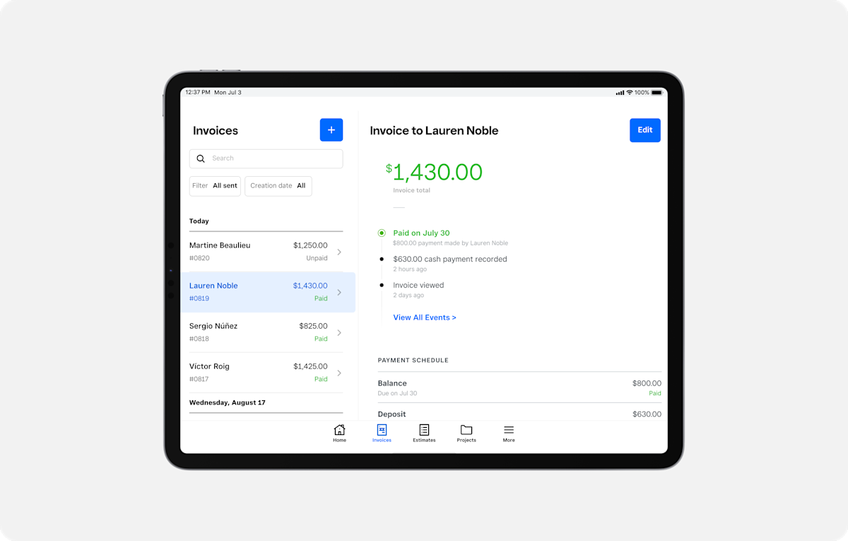 Square Banking screenshot