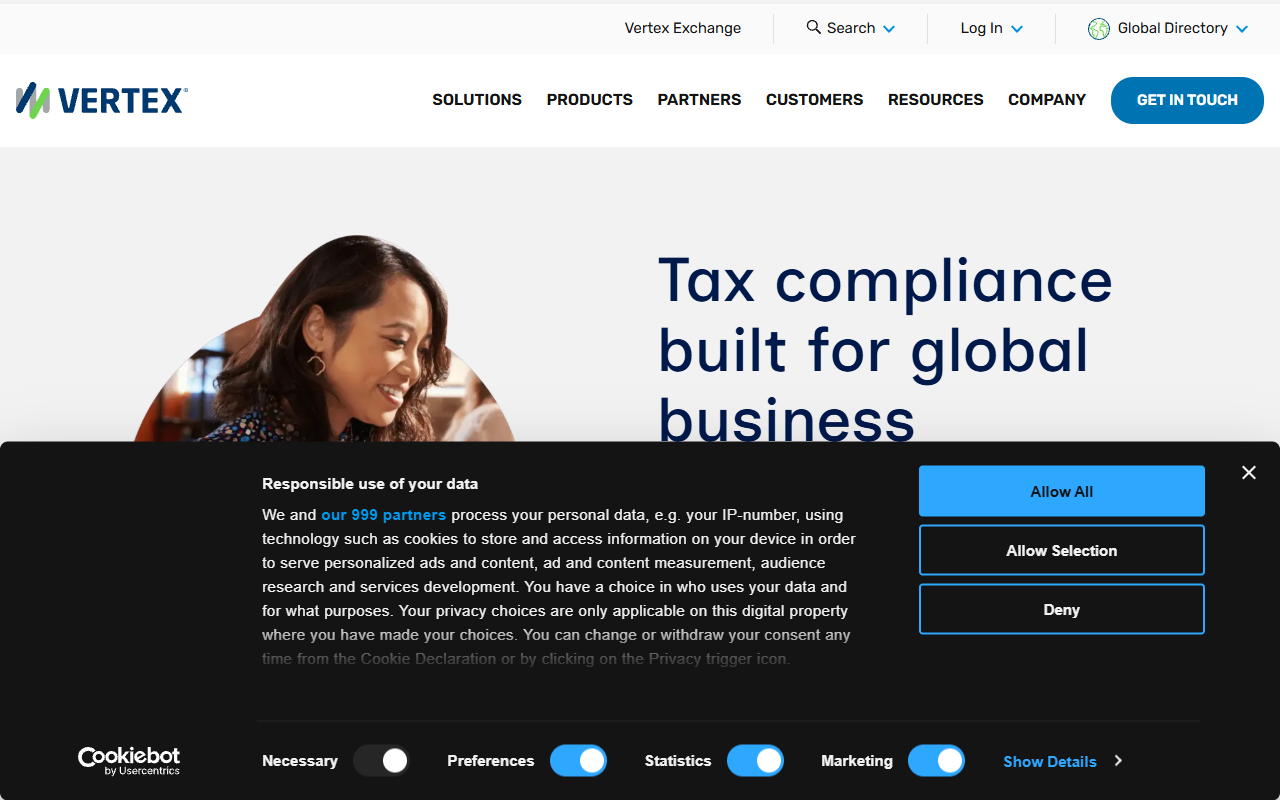 Taxamo screenshot