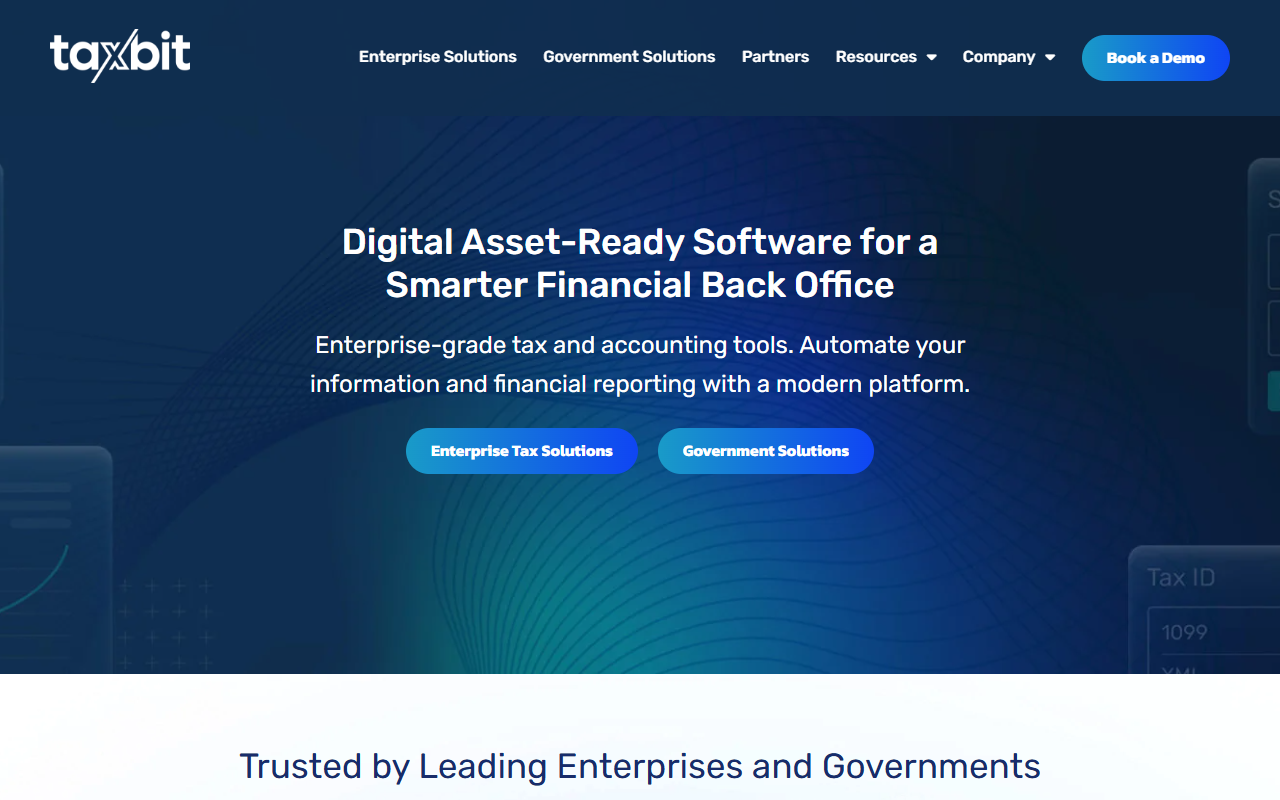 TaxBit screenshot