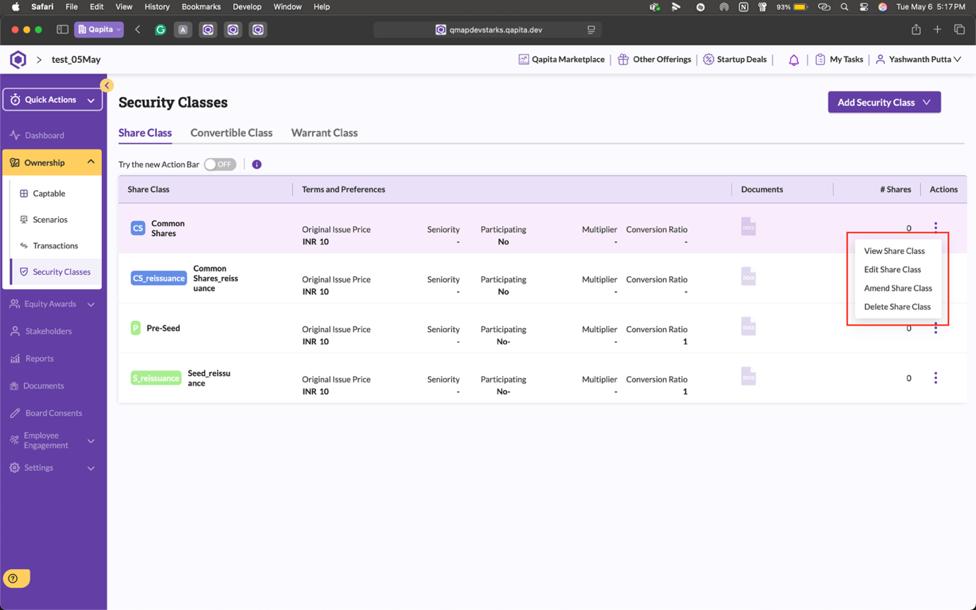 Tender Offers screenshot