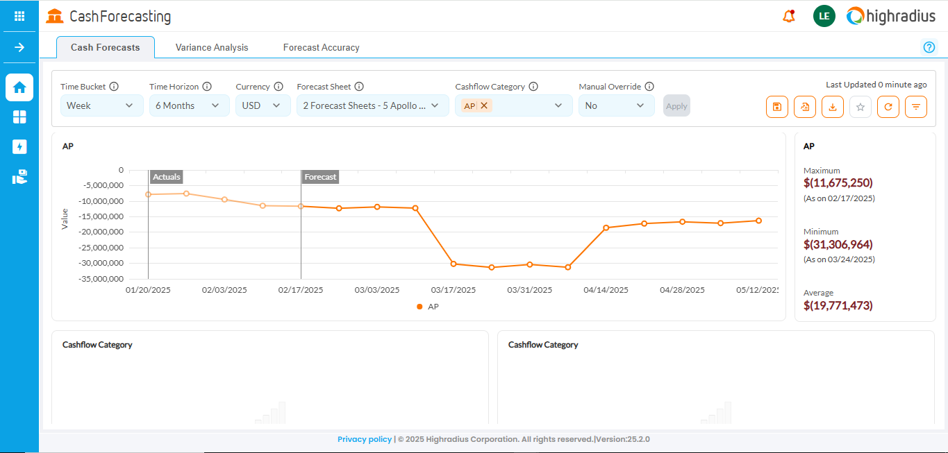 Treasury Management screenshot