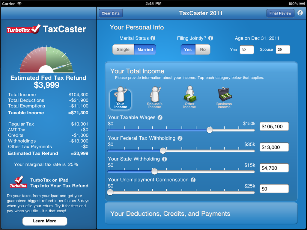 TurboTax screenshot