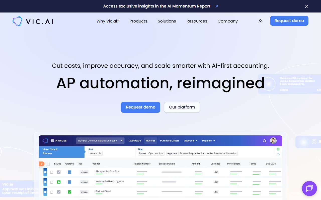 Vic.ai screenshot