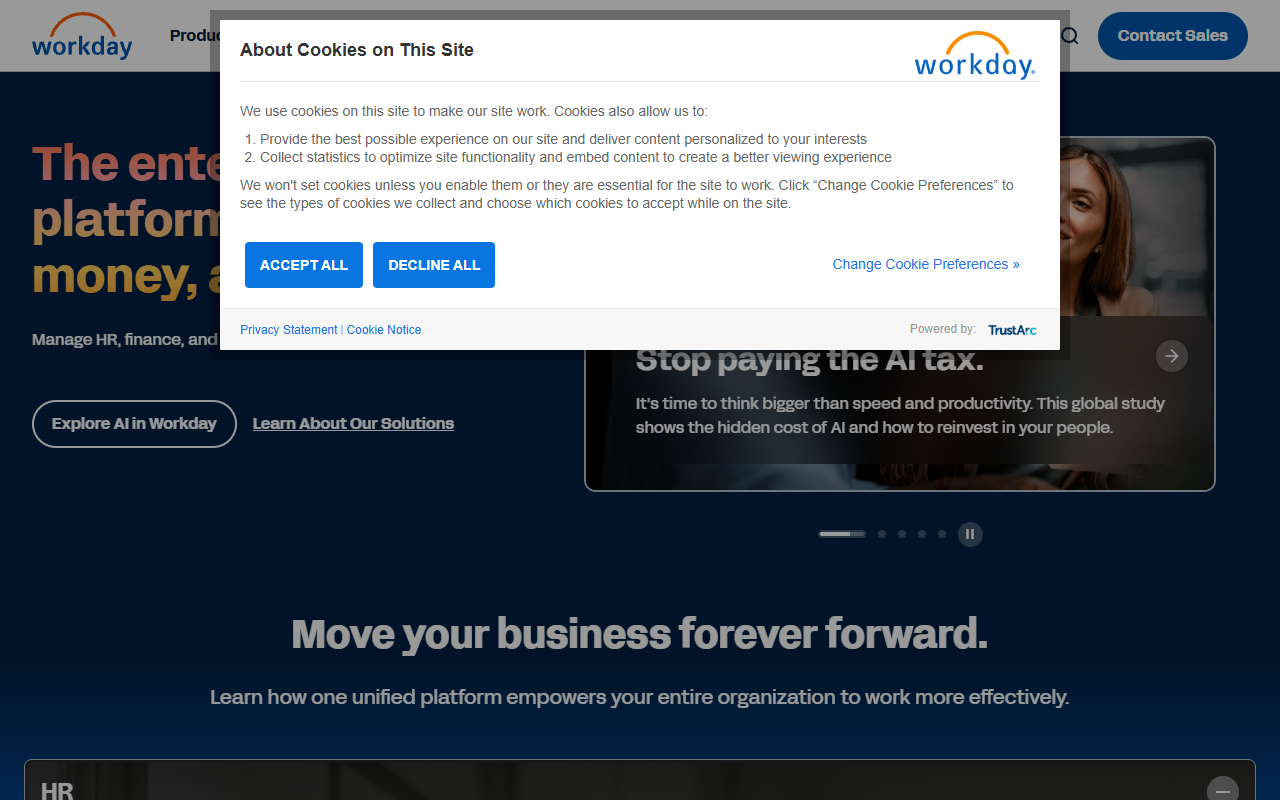 Workday Adaptive Planning screenshot