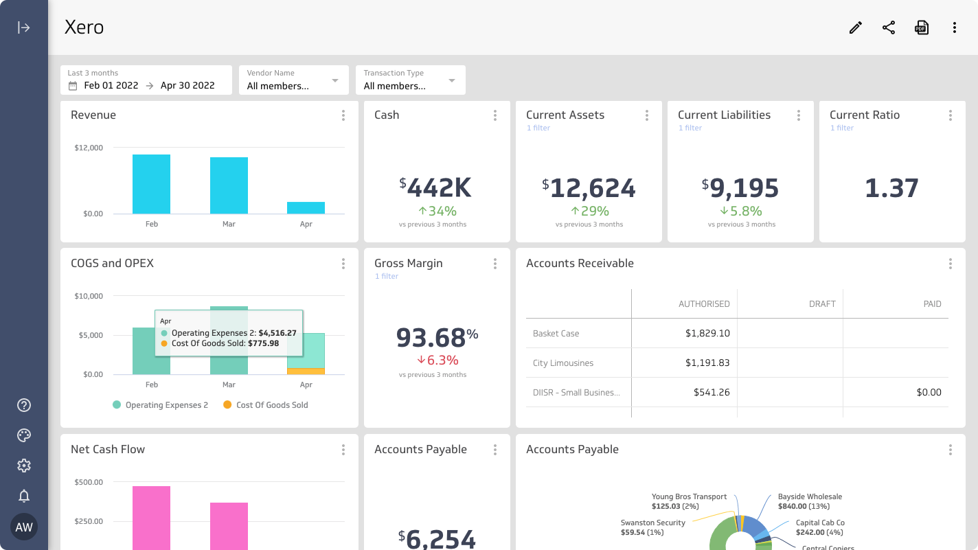 Xero screenshot