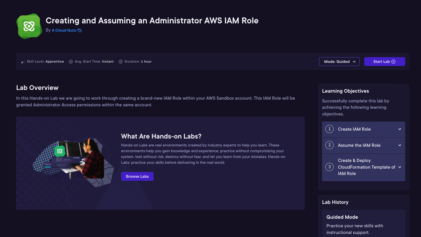 Pluralsight Cloud+ screenshot