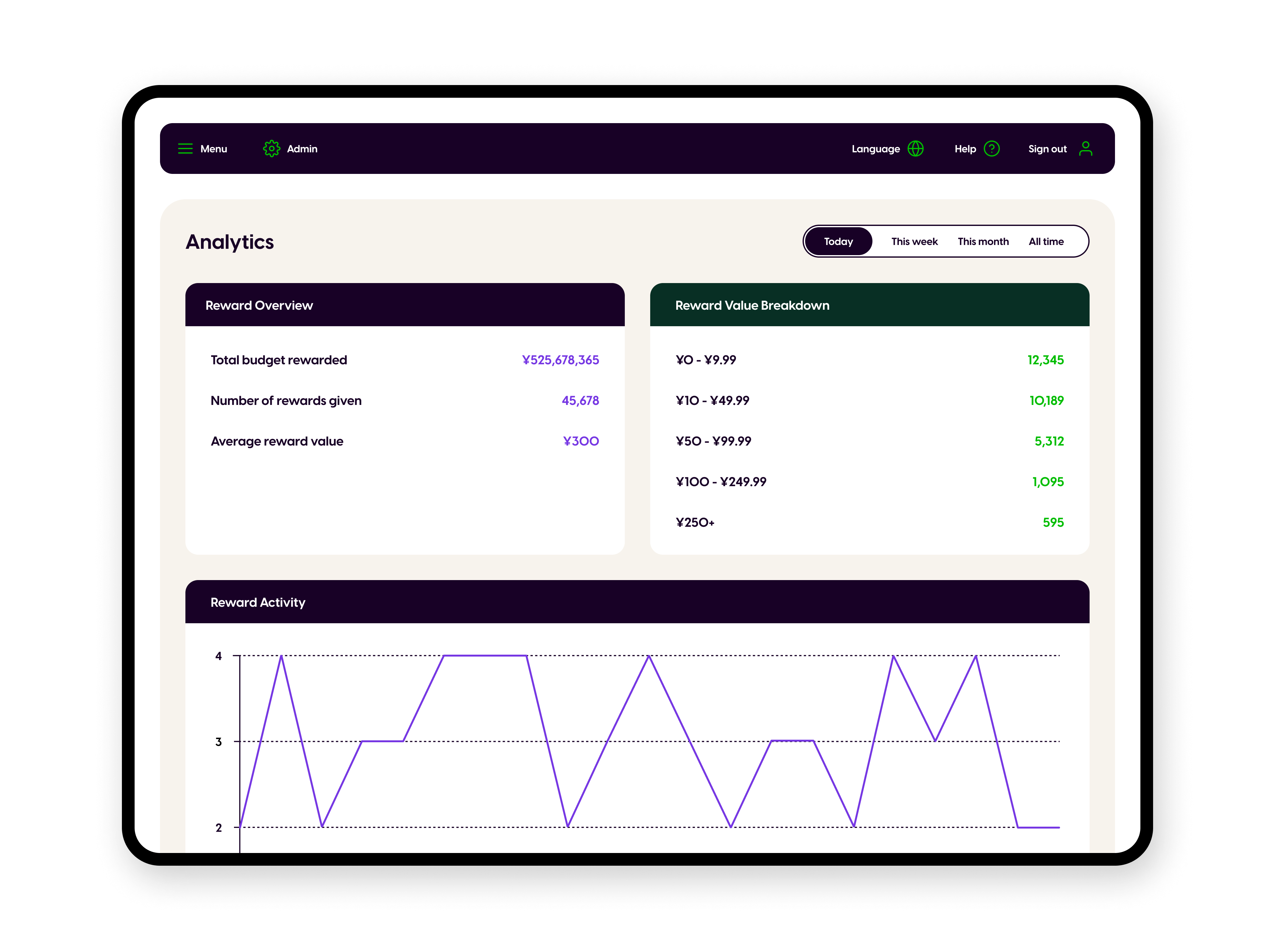Benifex Wellbeing screenshot