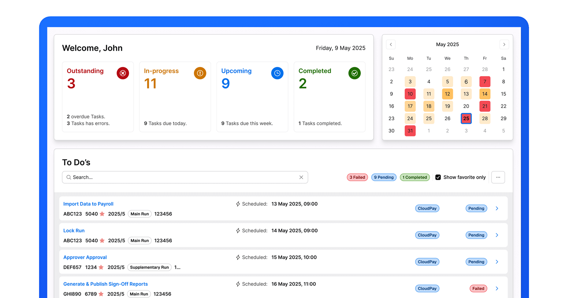 CloudPay screenshot