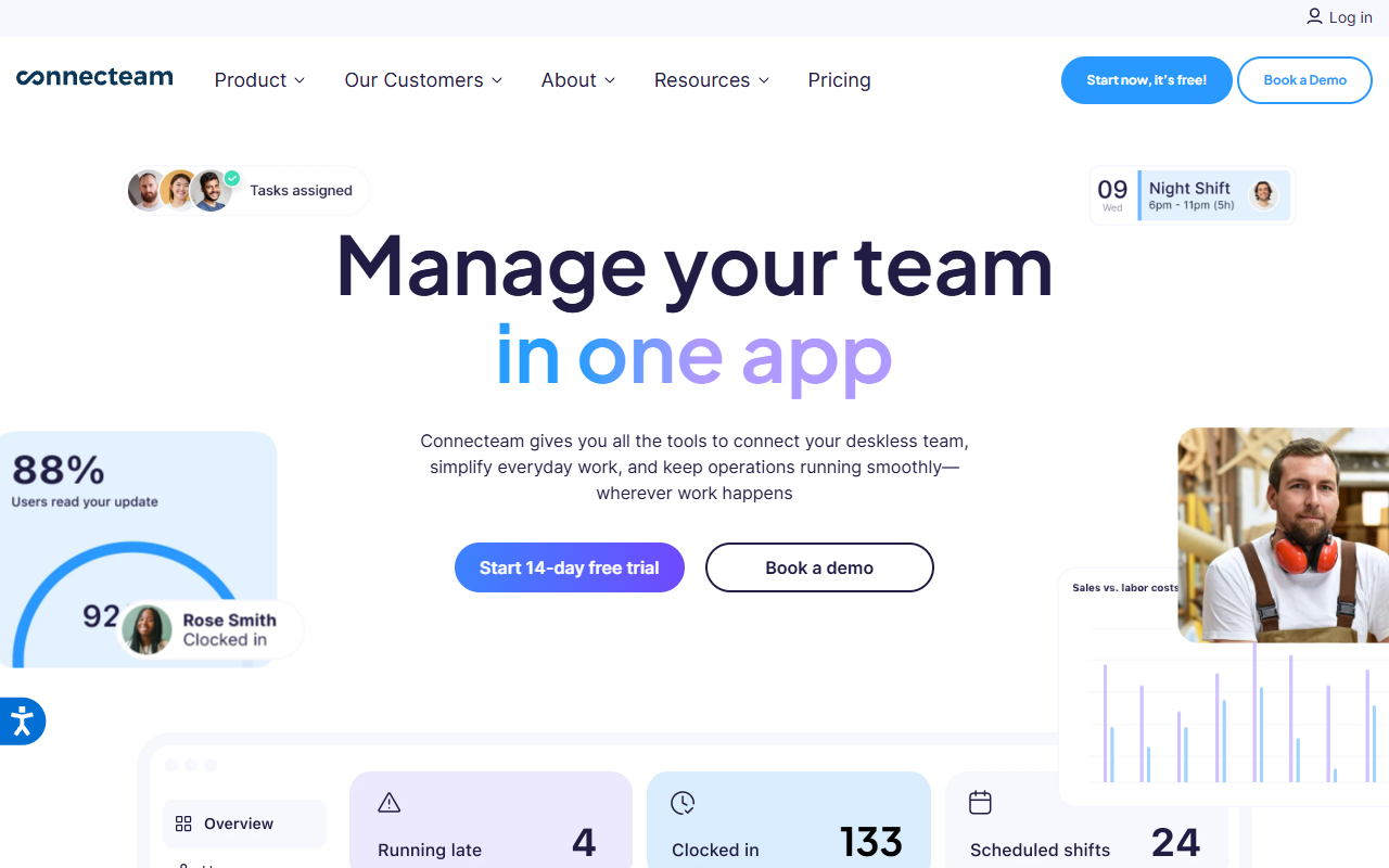 Connecteam screenshot