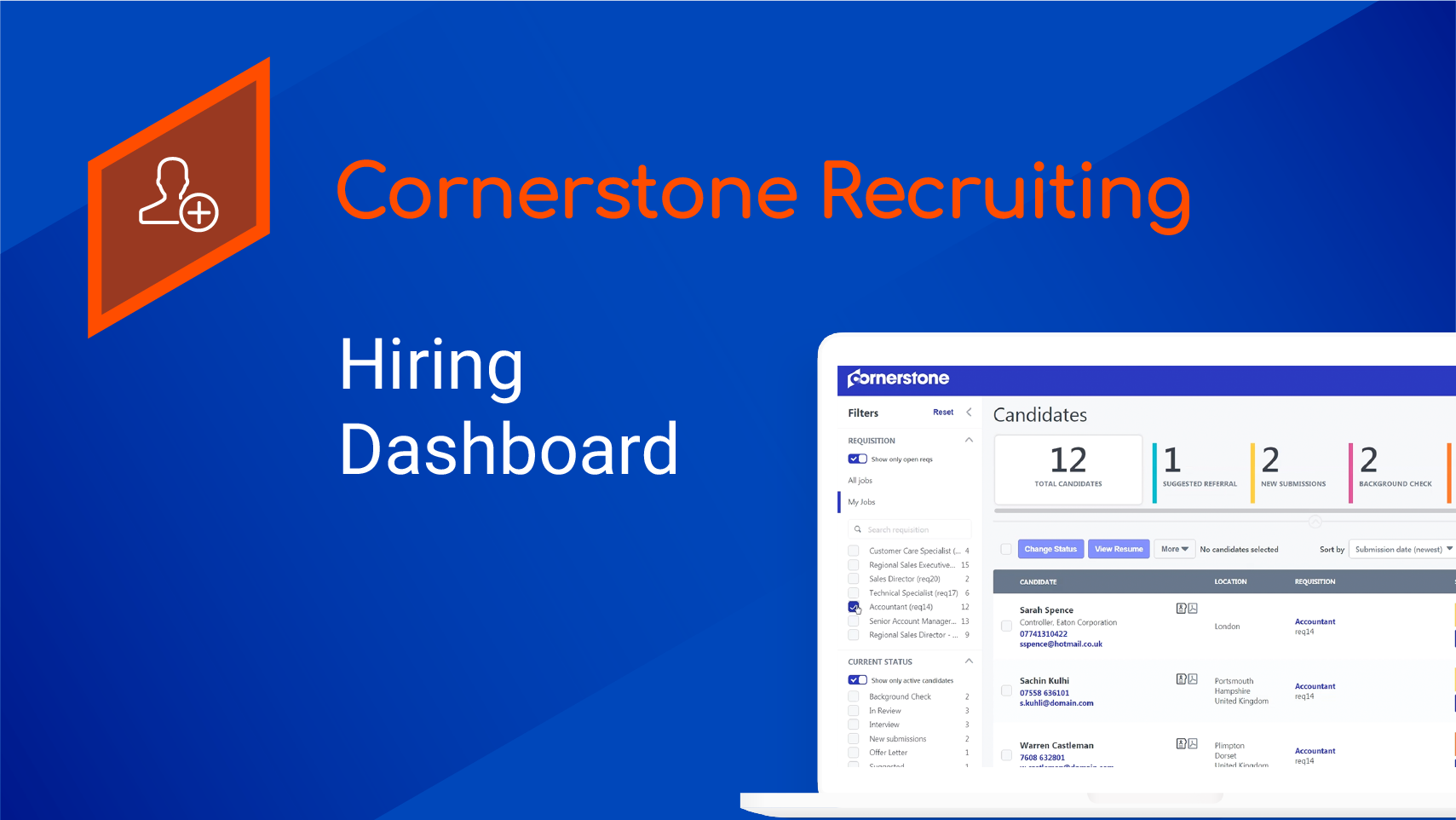 Cornerstone Recruiting screenshot