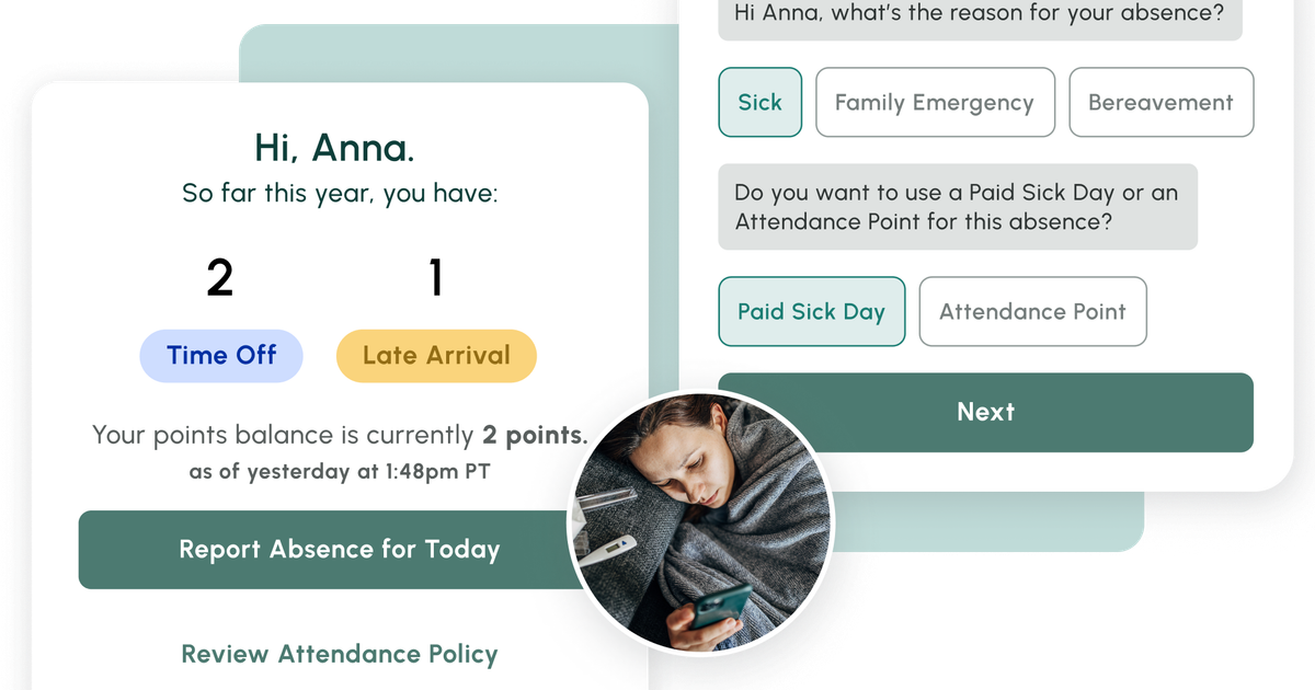 Employee Call-In Solution screenshot