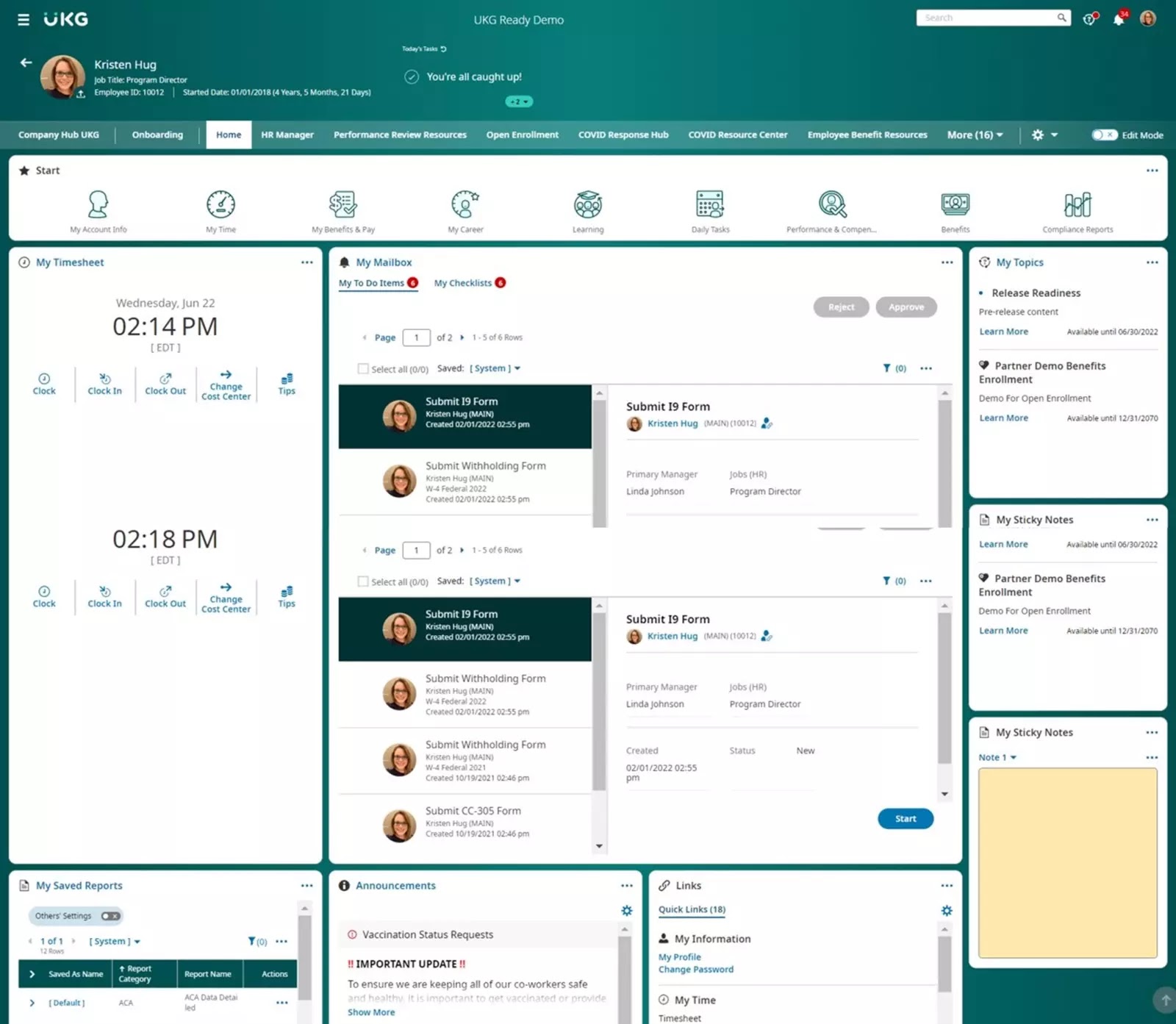 Human Resource Management System (HRMS) screenshot