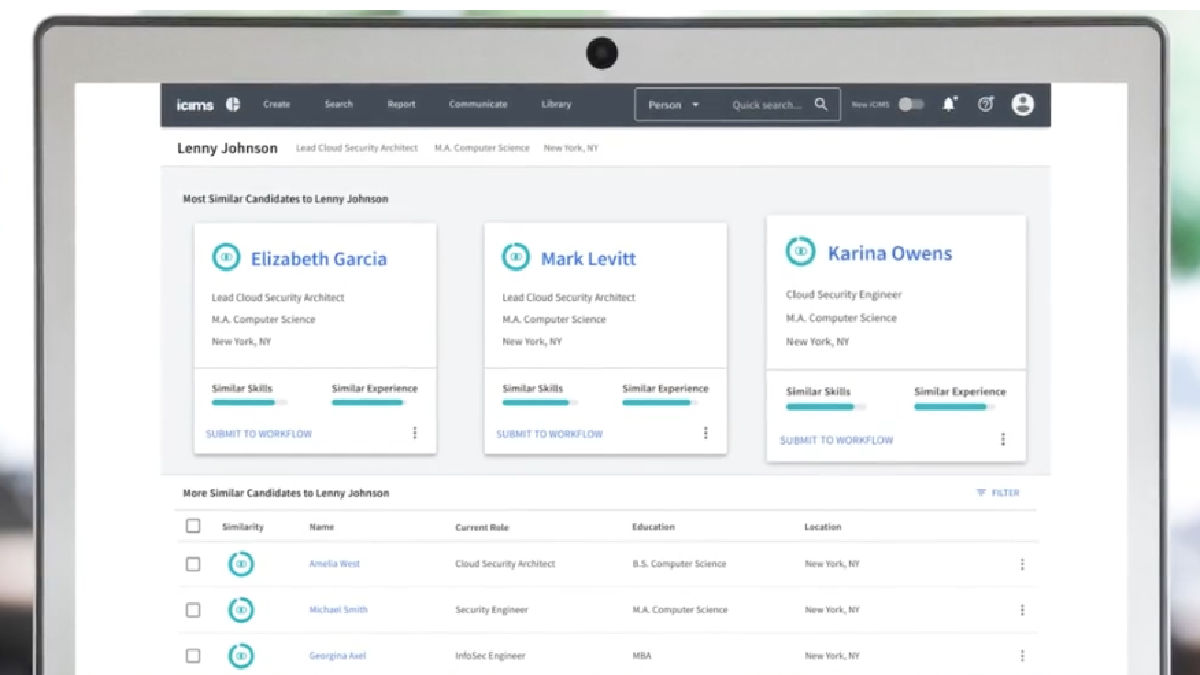 iCIMS AI screenshot