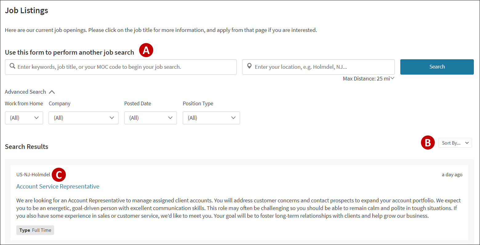 iCIMS Applicant Tracking screenshot