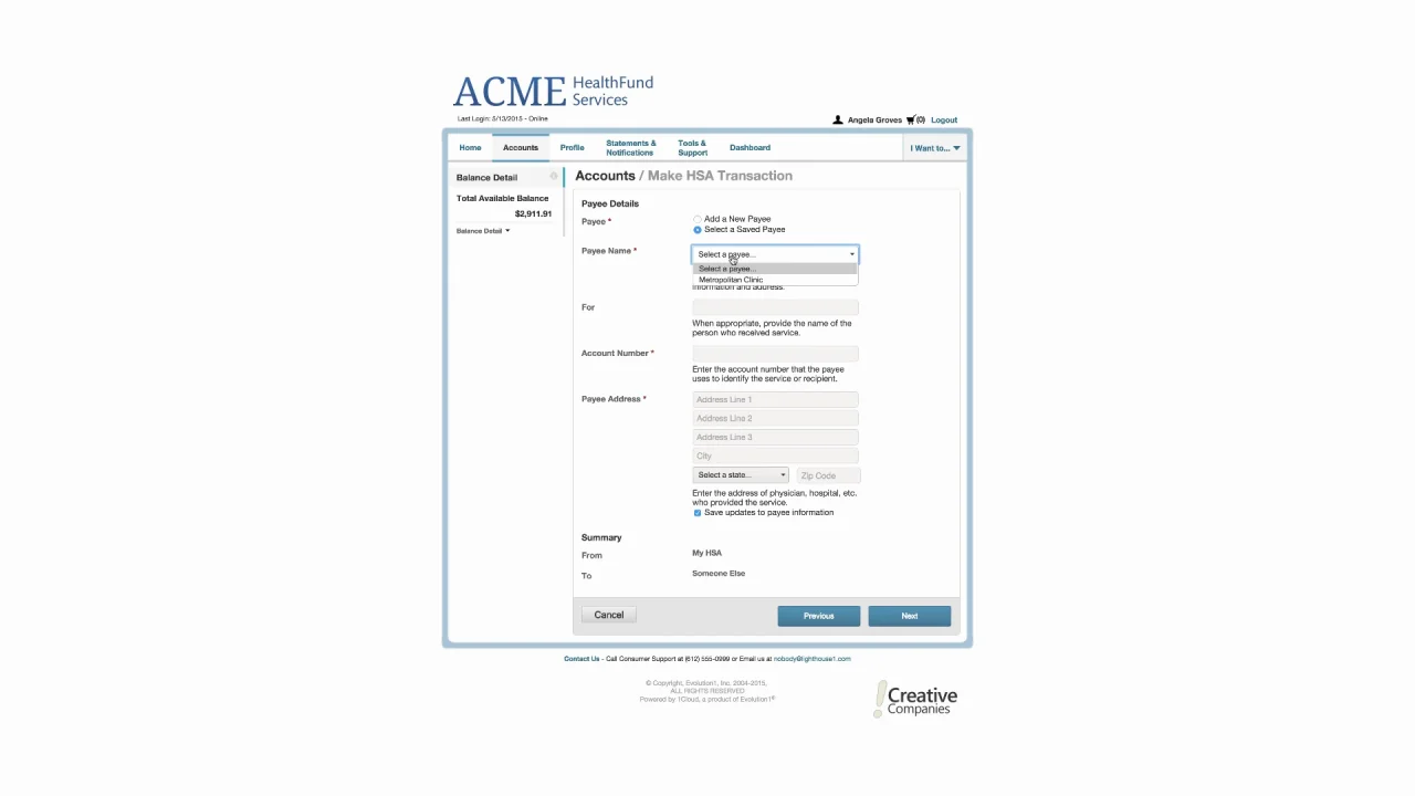 isolved Benefit Services screenshot