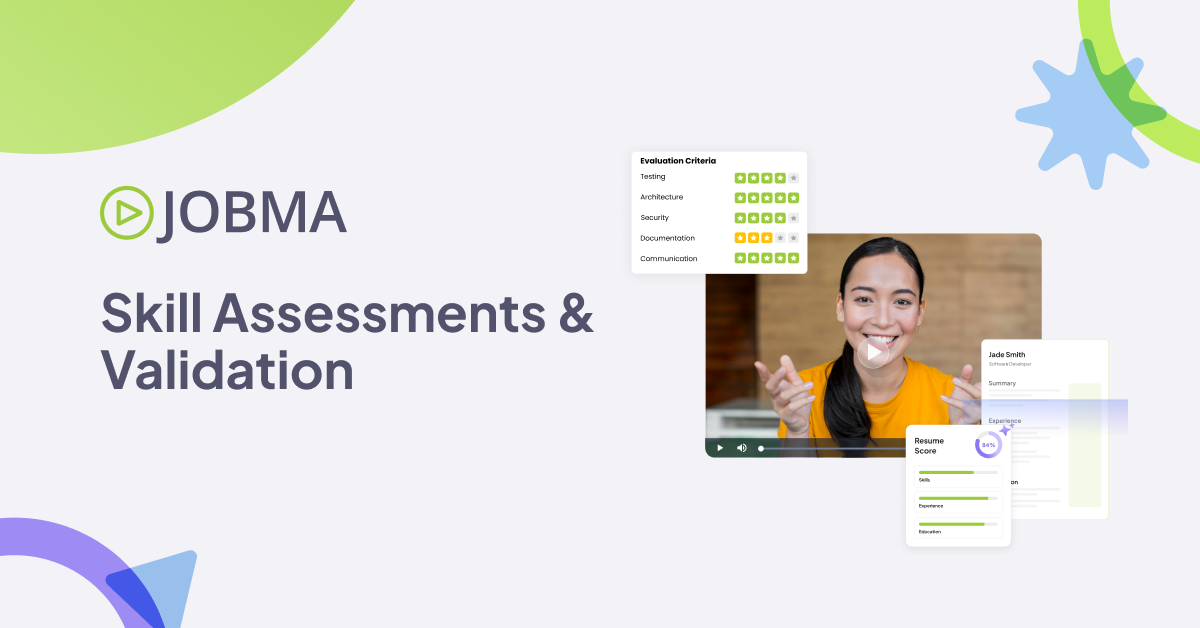 Jobma Game-Based Evaluations screenshot