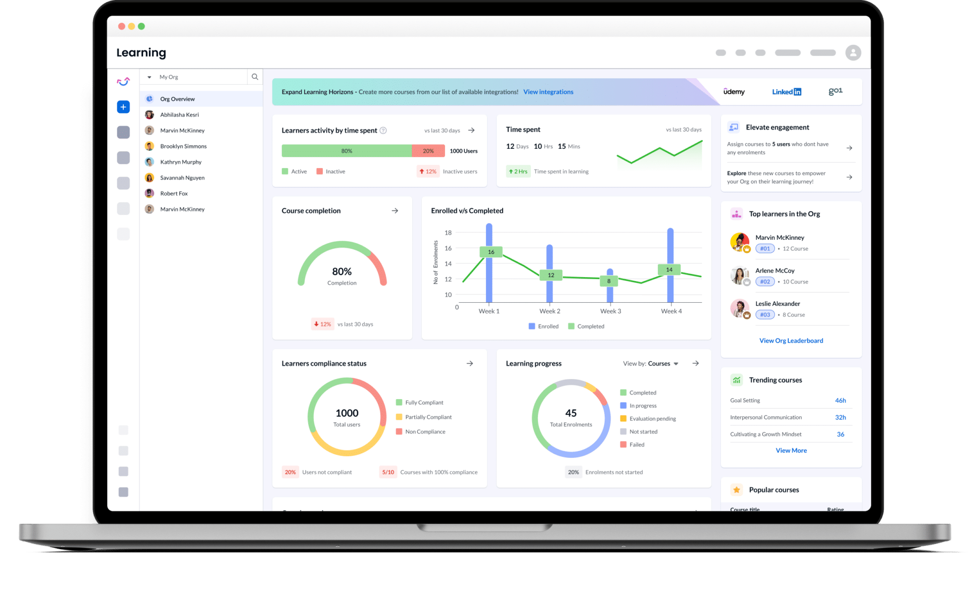 Learning and Development Module screenshot