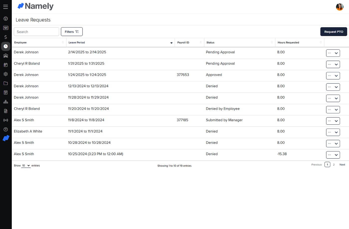 Managed Services screenshot
