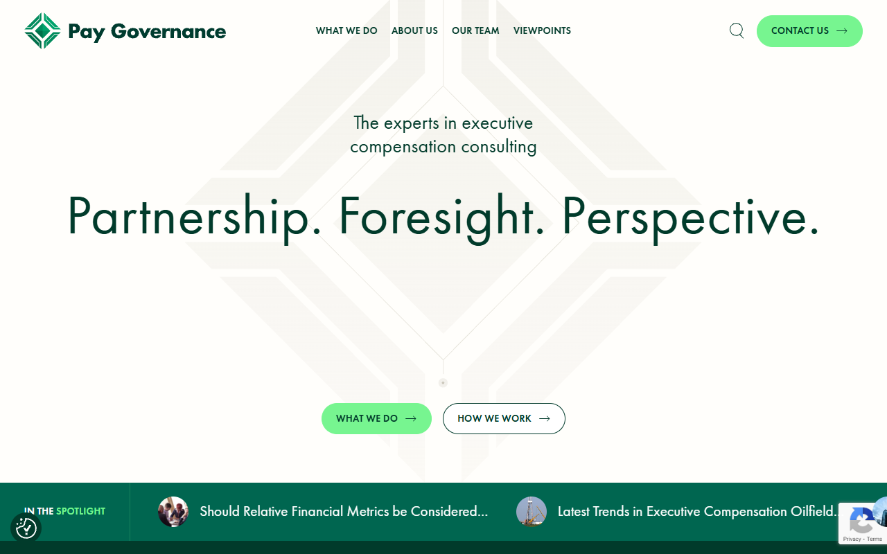 Pay Governance screenshot