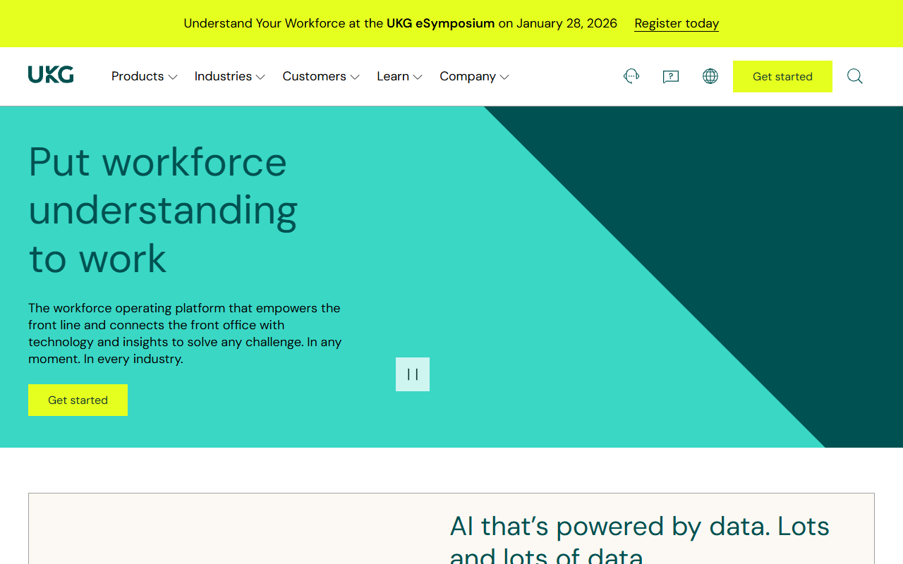 UKG Pro Workforce Management screenshot