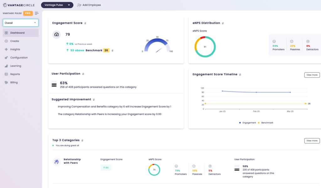 Vantage Pulse screenshot