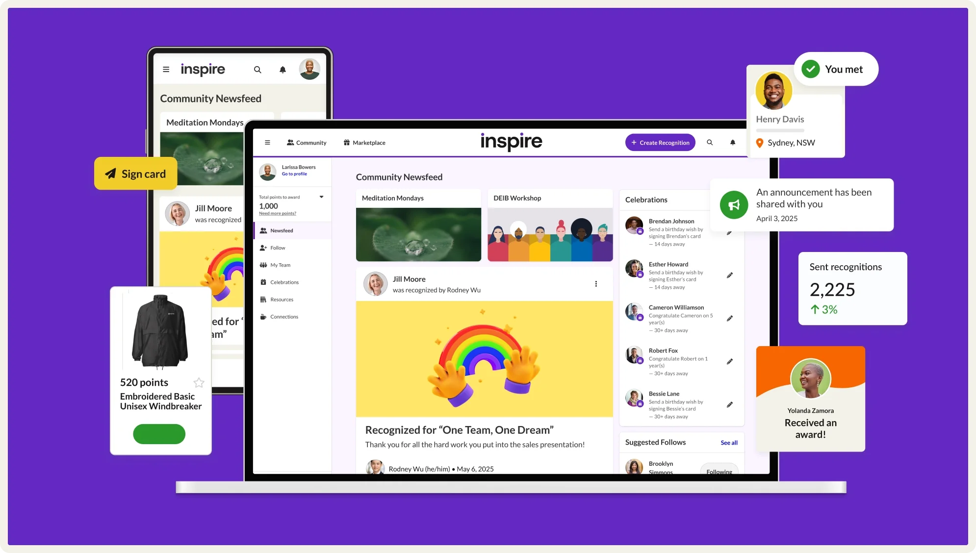 Achievers Recognition Platform screenshot