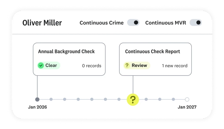 Checkr screenshot