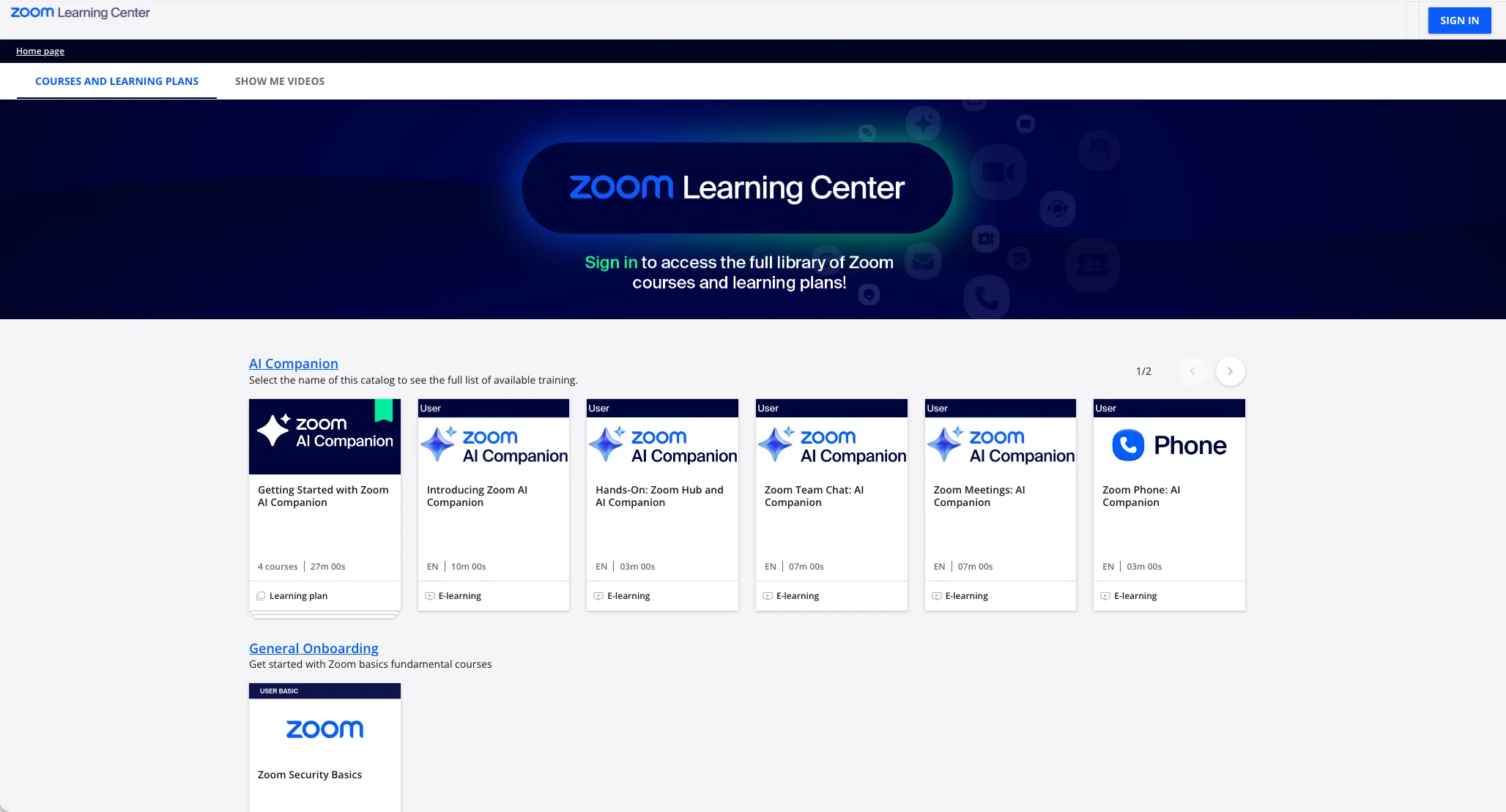 Docebo screenshot