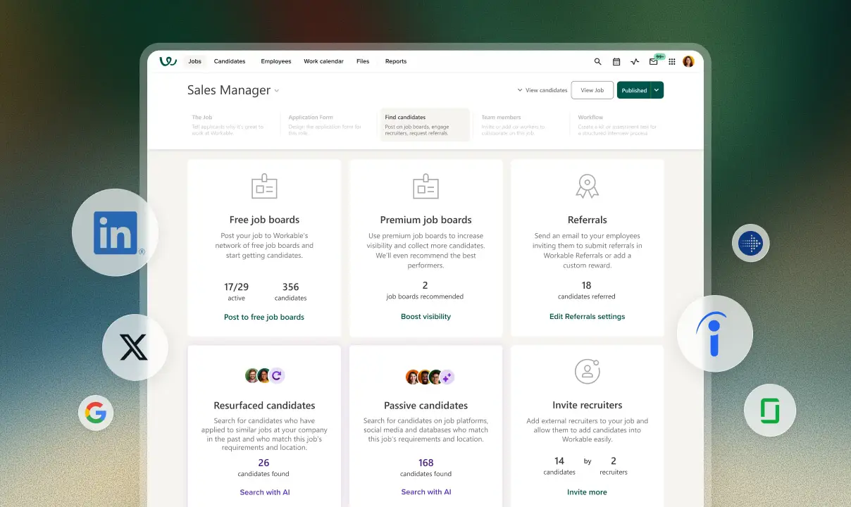 Workable screenshot
