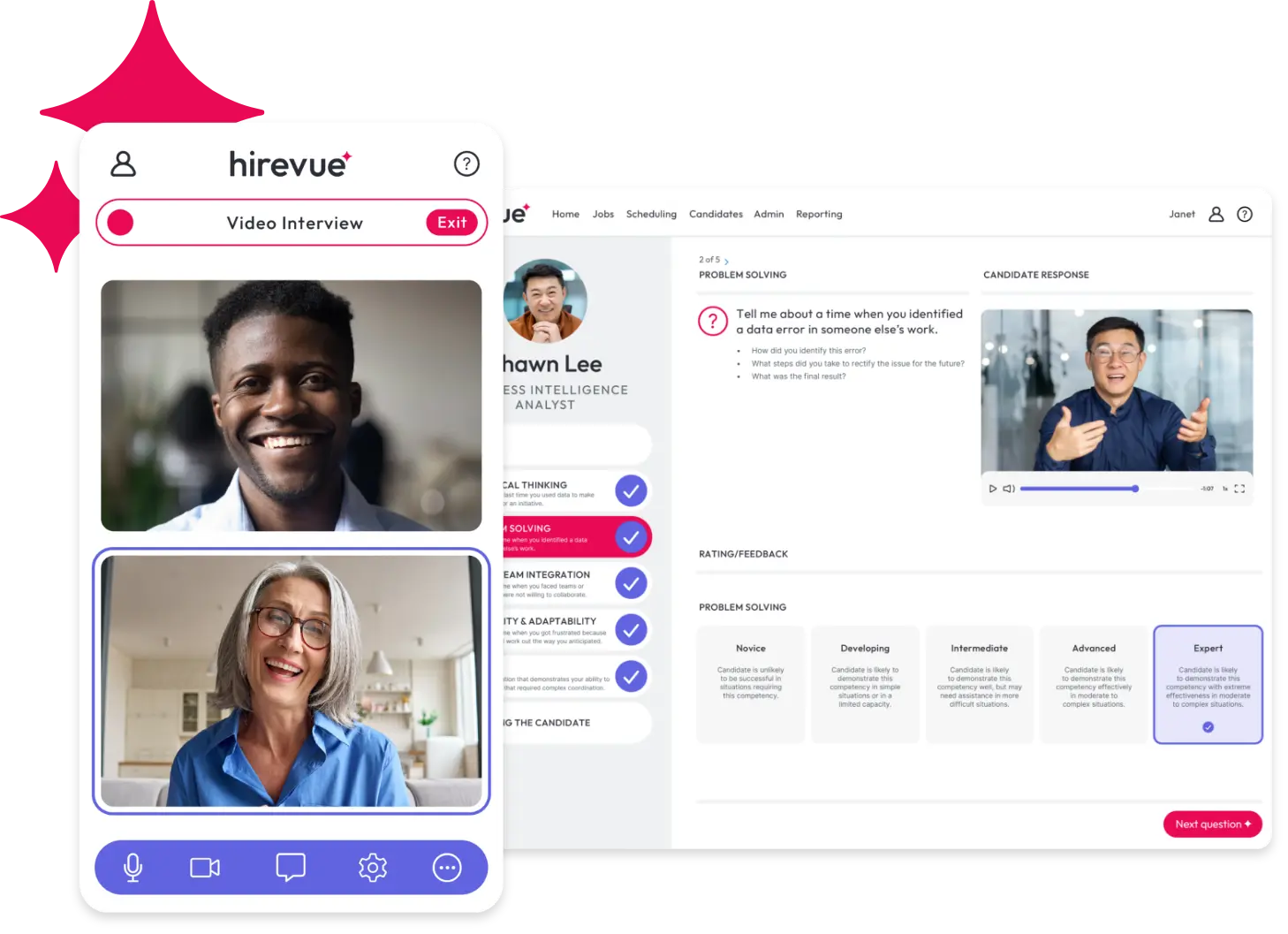 HireVue Video Interviewing screenshot