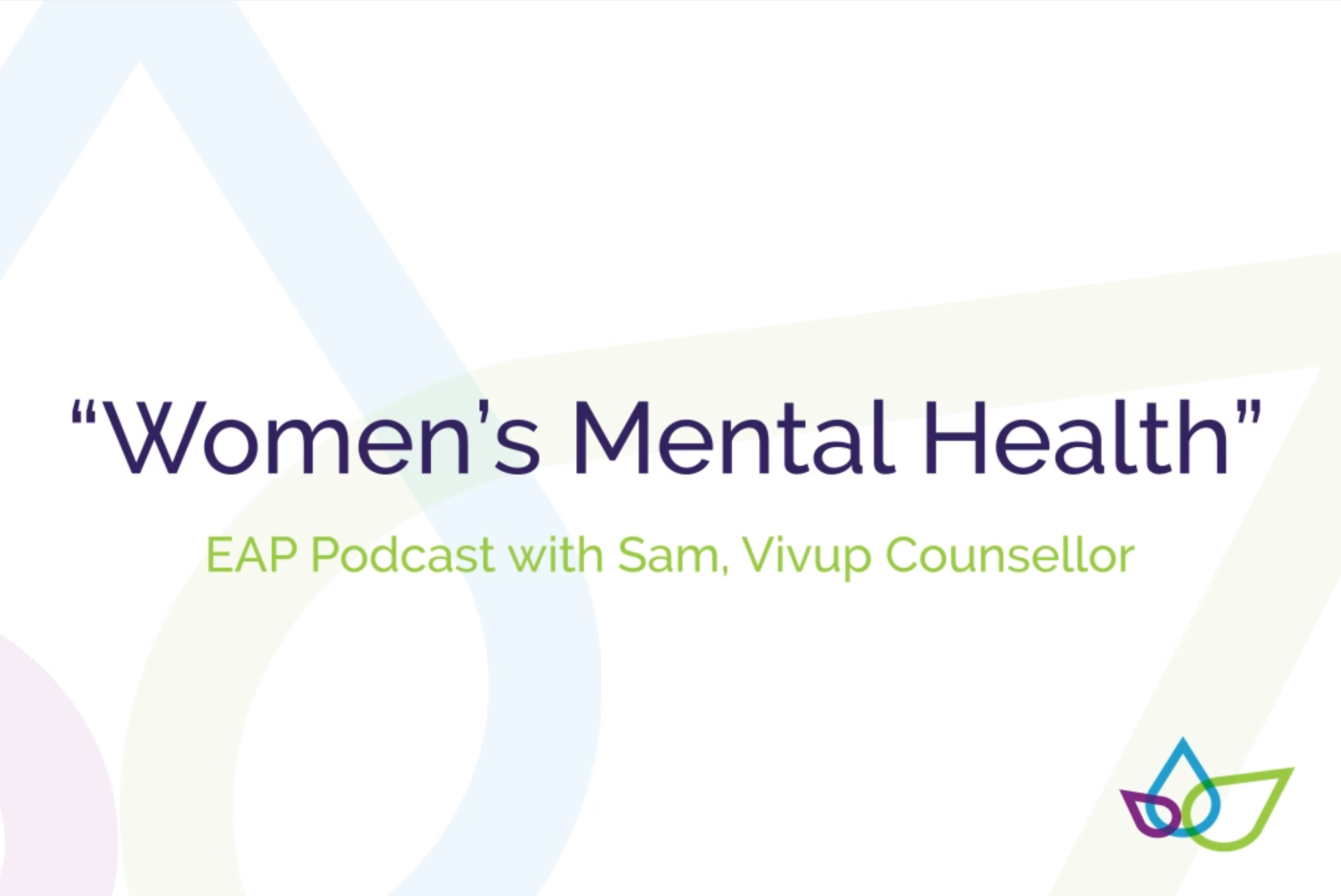 Wellbeing and EAP screenshot