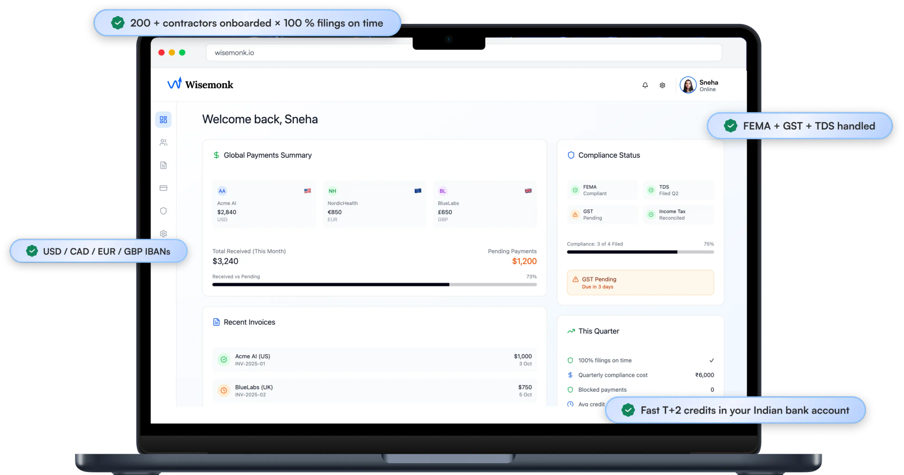 Wisemonk screenshot