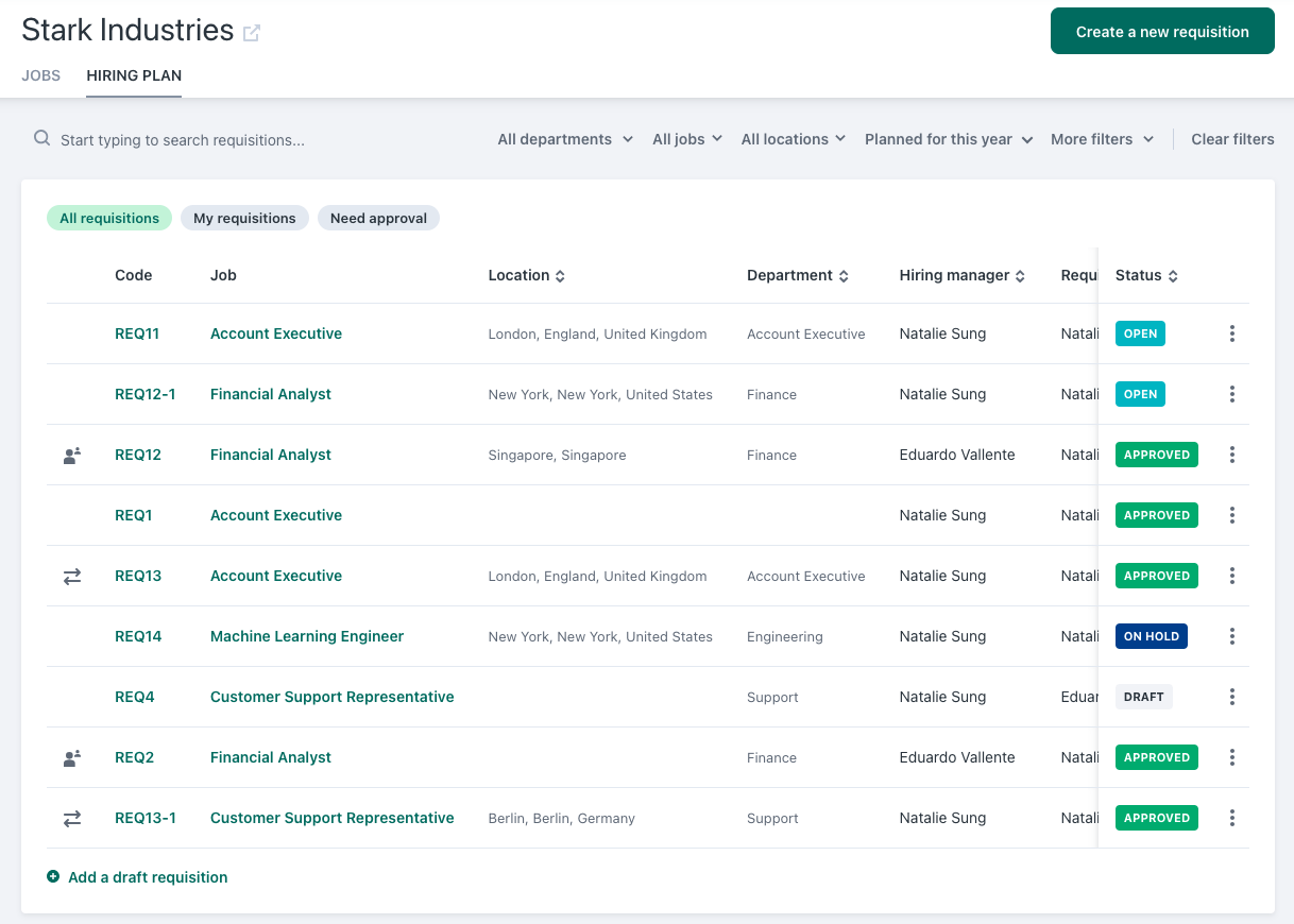 Workable HR screenshot