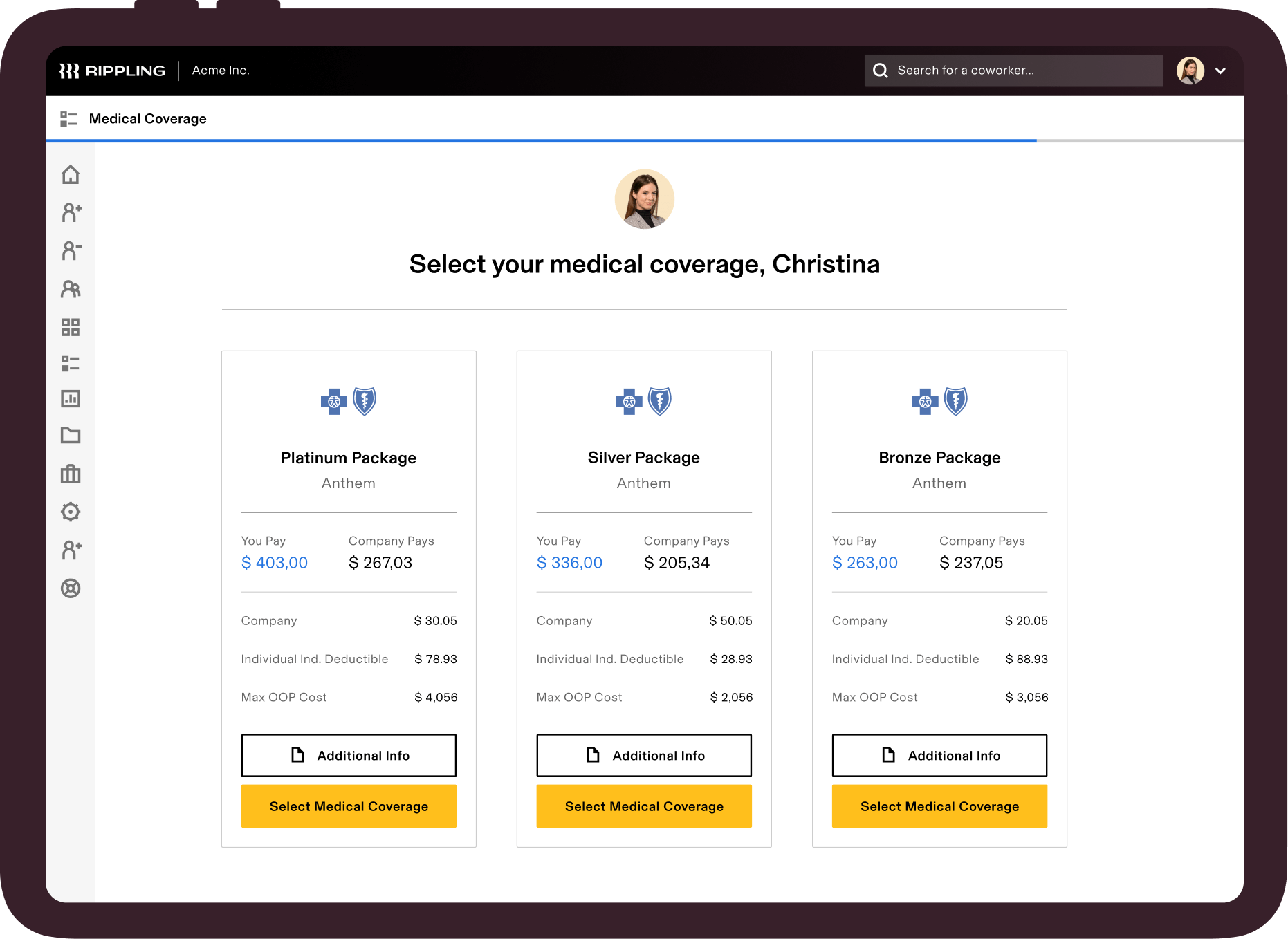 Workable Payroll screenshot