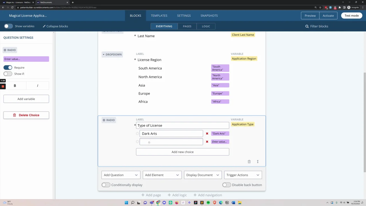 PatternBuilder screenshot
