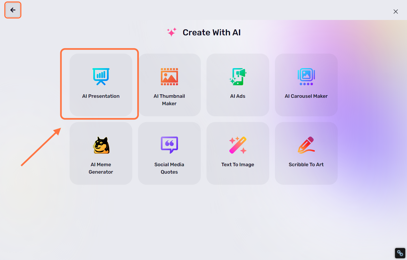 AI Presentation Maker screenshot