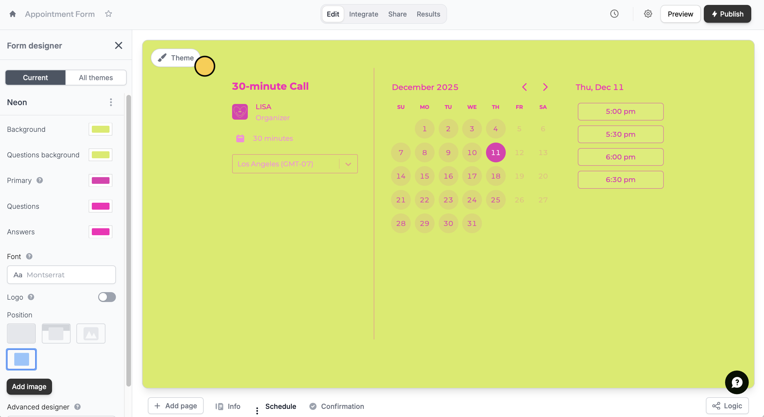 Fillout screenshot