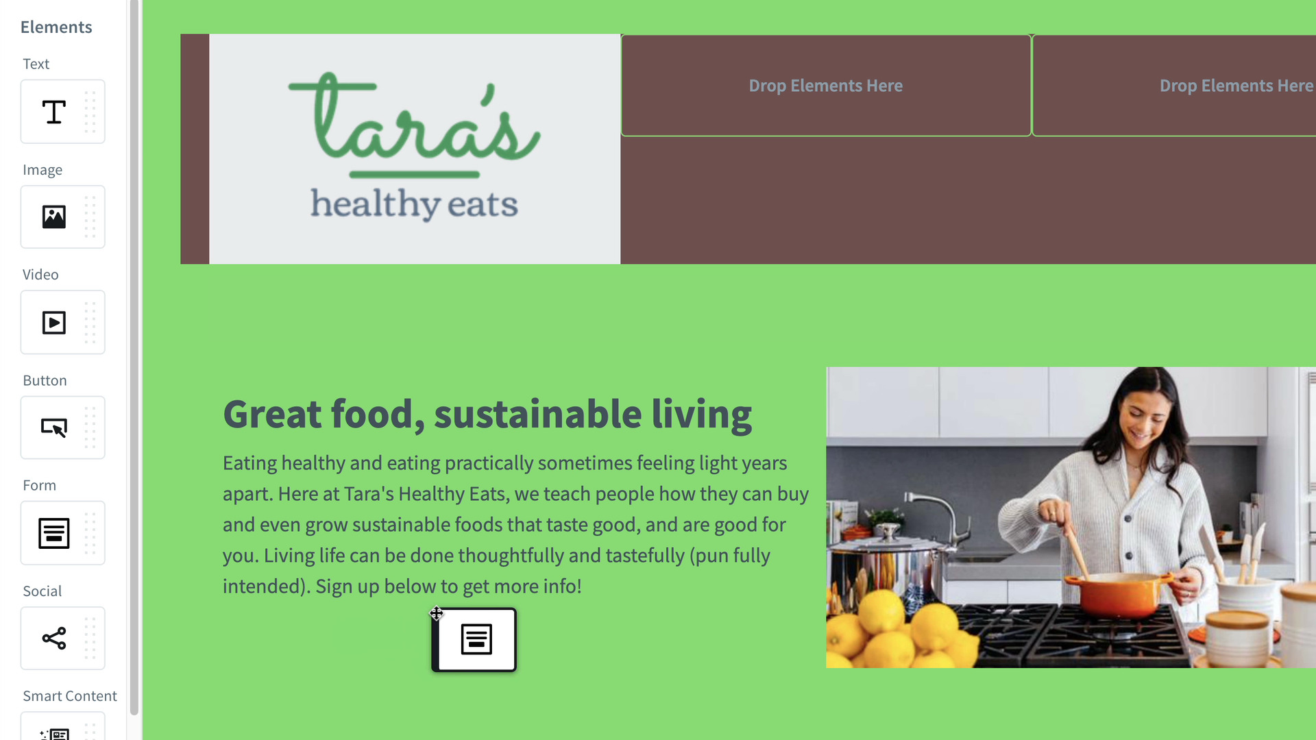 Landing Page Builder screenshot